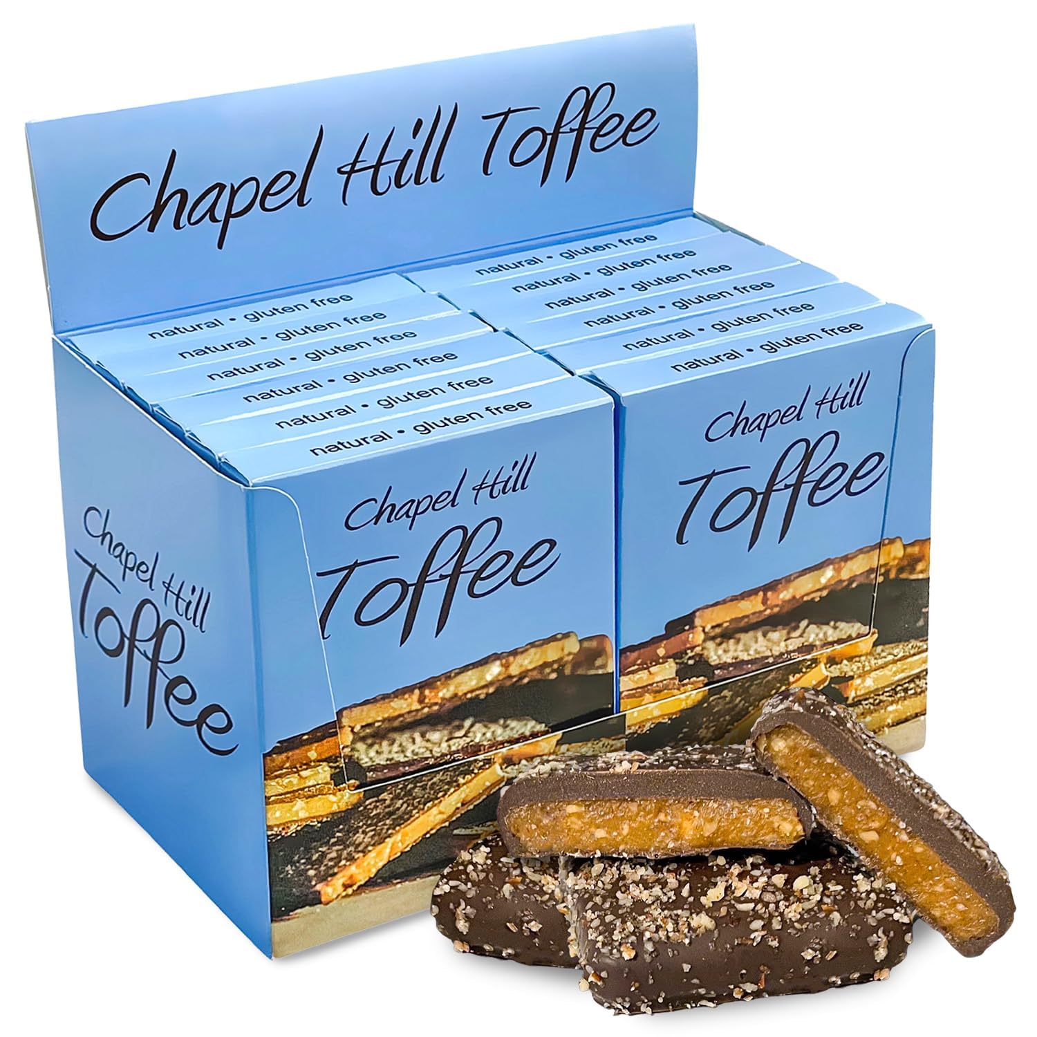 Amazon.com : Chapel Hill Toffee, 4 Dark Chocolate Covered Pecan